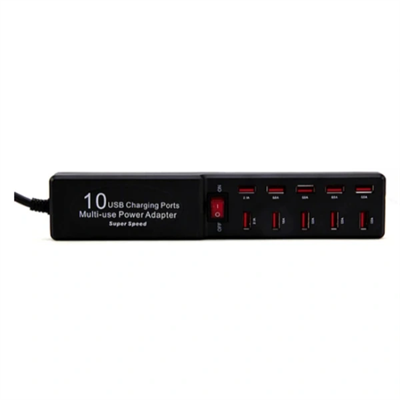 10 Portlu USB Şarj Adaptörü