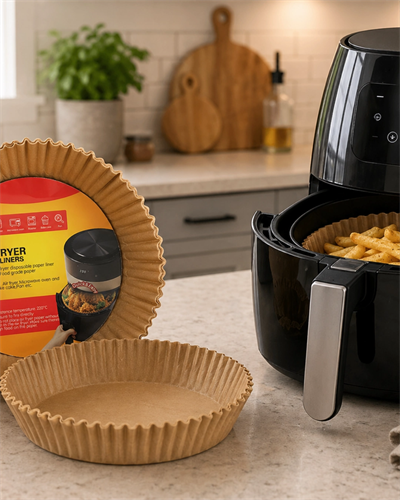 100 Lü Airfryer Kağıdı Yağ Geçirmez Yapışmaz Pişirme Kağıdı