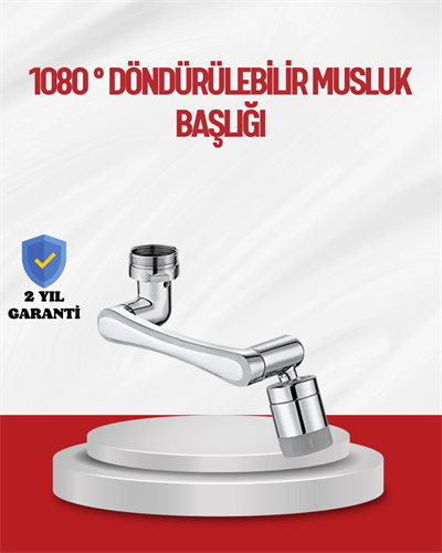 1080° Çok Yönlü Musluk Aparatı Püskürtme ve Köpük Akışlı