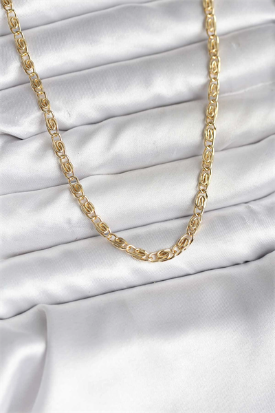 14K Gold Renk Kaplama Zincir Model CM Kadın Kolye