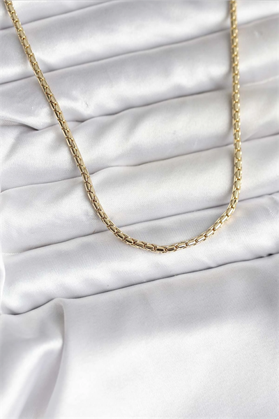 14K Gold Renk Kaplama Zincir Model CM Kadın Kolye