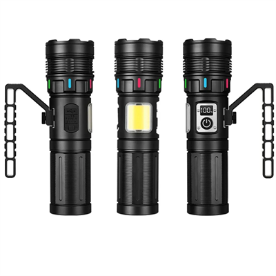 15.000 Lümen TG + COB LED Şarjlı El Feneri WT-703