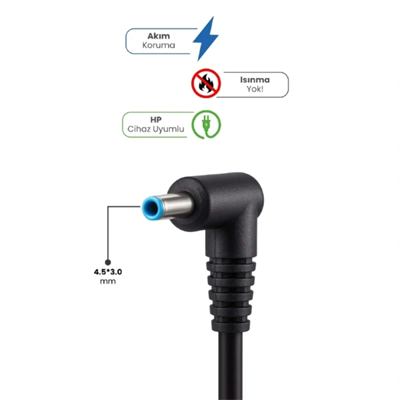 19.5V 3.33A 4.5 * 3.0mm 65W HP İçin Laptop Adaptör