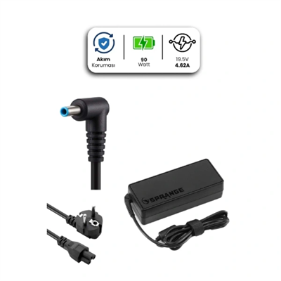 19.5V 4.62A 4.5 * 3.0mm 90W HP İçin Laptop Adaptör