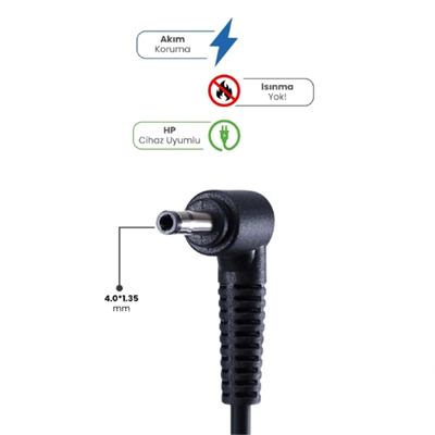 19V 4.74A 4.0 * 1.35mm 90W HP İçin Laptop Adaptör