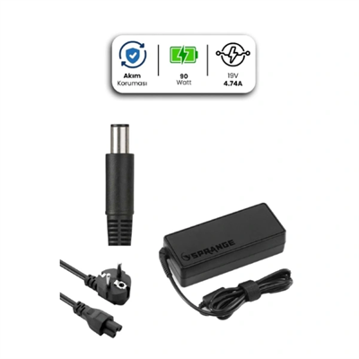 19V 4.74A 7.4 * 5.0mm 90W HP İçin Laptop Adaptör