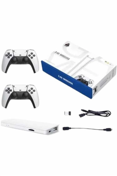 2.4 GHZ Oyun Konsolu Çift Konsol 4K Ultra Hd Game Stick