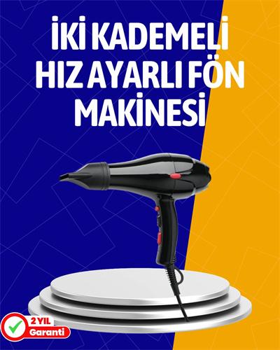 2200W Güçlü Motorlu Ergonomik Fön Makinesi