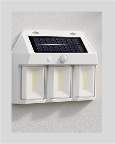 3 in 1 Solar Duvar Lambası – IP65 Su Geçirmez, Hareket Sensörlü