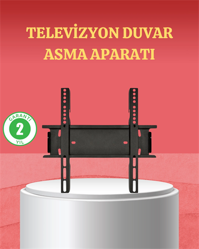 32-42 İnç TV Askı Aparatı Kolay Kurulum Düz ve Kompakt Tasarım