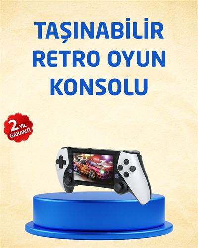 3D Ekranlı Mini Oyun Konsolu + Multimedya