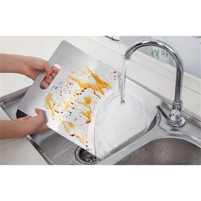 3lü Paslanmaz Çelik Kesme Tahtası Seti