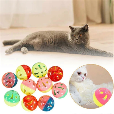 4lü Çıngıraklı Top Kedi Oyuncağı