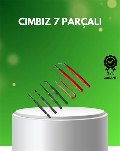 7 Parça Hassas Çelik Cımbız Seti Elektronik ve Saat Tamiri İçin