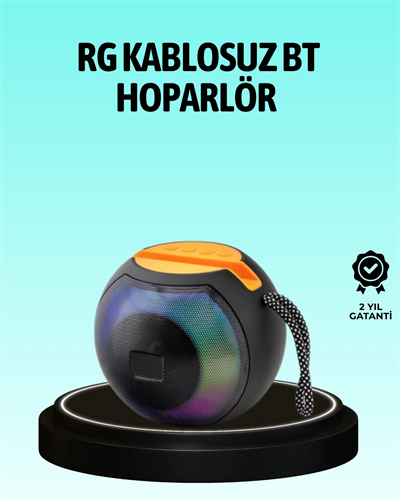 8 Saat Çalma Süreli Taşınabilir Bluetooth Hoparlör