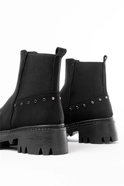 868-2005 Siyah Zümrüt Lastikli Günlük Kadın Bot