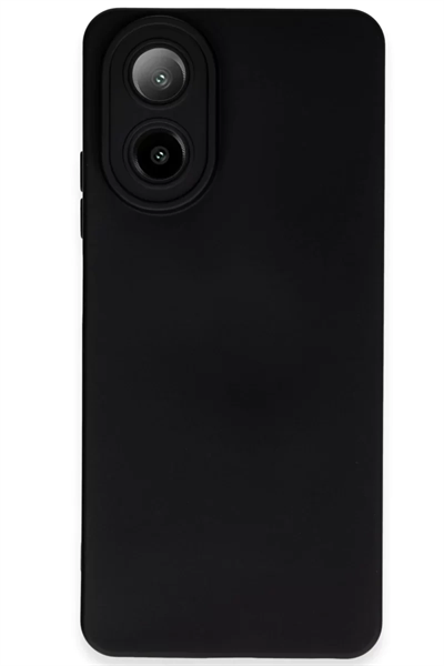 A38 Kılıf Nano içi Kadife Silikon - Siyah