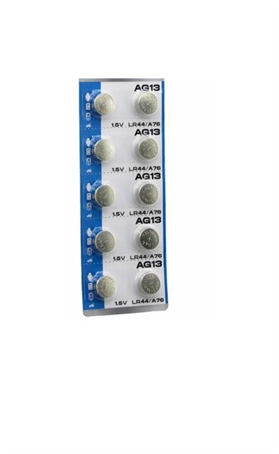 AG13 Saat Pili - Düğme Pil 10lu Paket LR44/A76 1.55V