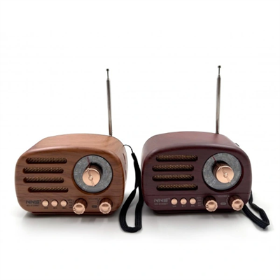 Ahşap Retro Radyo
