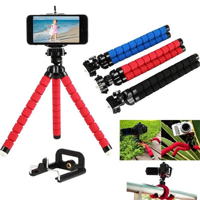 Ahtapot Selfie Tripod Telefon Tutucu Akrobat Stand Çubuğu