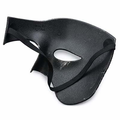 Antik Eskitme Gümüş Erkek Yarım Maske - Phantom & Balo Maskesi
