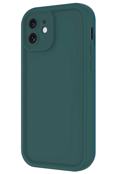 Apple iPhone 11 Kılıf Viera Silikon - Koyu Yeşil