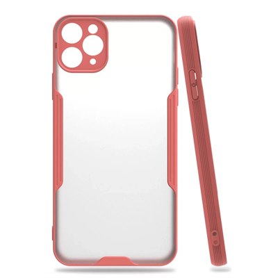 Apple iPhone 11 Pro Kılıf Platin Silikon - Pembe