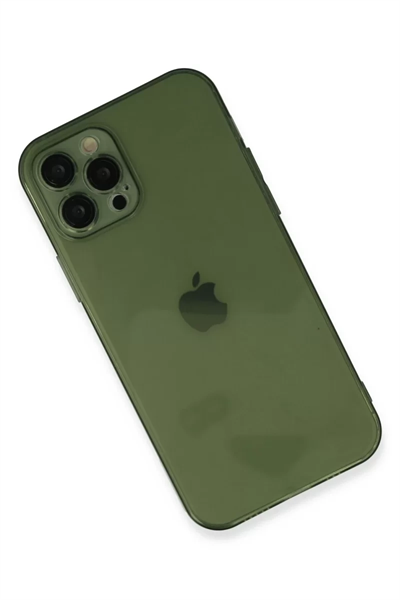 Apple iPhone 12 Pro Kılıf Fly Lens Silikon - Yeşil