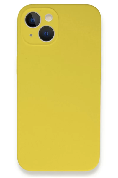 Apple iPhone 13 Mini Kılıf Lansman Legant Silikon - Sarı