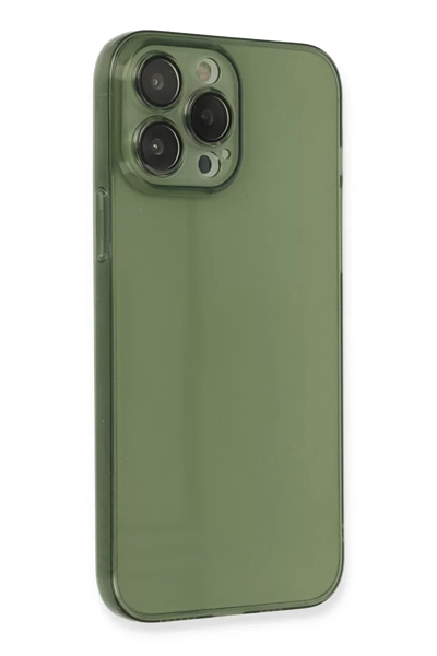 Apple iPhone 13 Pro Kılıf Fly Lens Silikon - Yeşil