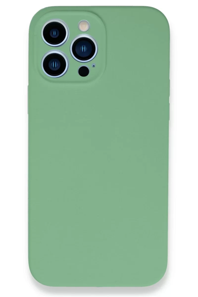 Apple iPhone 13 Pro Kılıf Lansman Legant Silikon - Yeşil