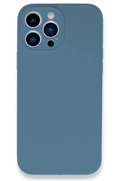 Apple iPhone 13 Pro Max Kılıf Lansman Legant Silikon - Açık Mavi