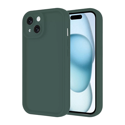 Apple iPhone 14 Kılıf Viera Silikon - Koyu Yeşil