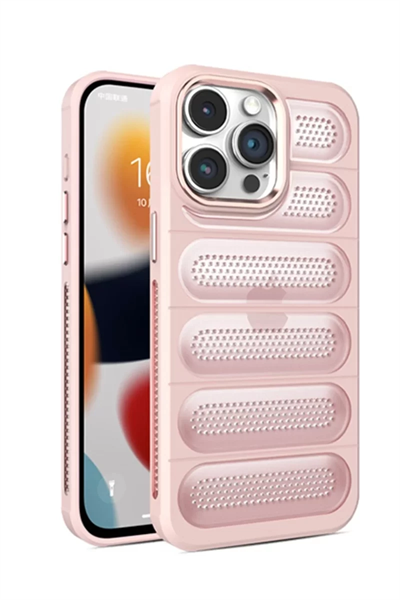 Apple iPhone 14 Pro Max Kılıf Airmax Silikon Kapak - Pembe