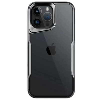 Apple iPhone 14 Pro Max Kılıf Boyi Silikon Kapak - Titan Gri