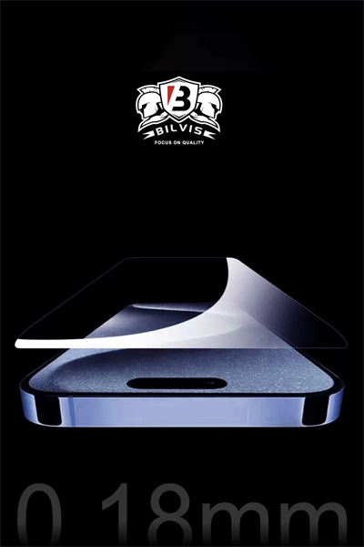 Apple iPhone 15 Pro Bilvis 0.18mm Plus Cam Ekran Koruyucu