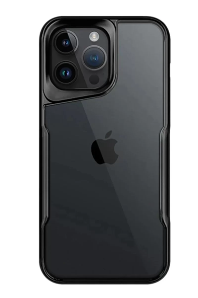 Apple iPhone 15 Pro Kılıf Boyi Silikon Kapak - Siyah