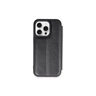 Apple iPhone 15 Pro Max Kılıf Flip Cover - Siyah