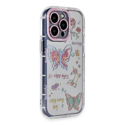 Apple iPhone 15 Pro Max Kılıf Reflexion Desenli Kapak - Desen 8