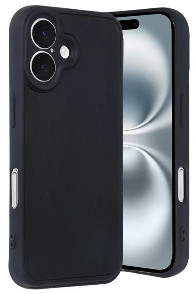 Apple iPhone 16 Kılıf Aras Deri Kapak - Siyah