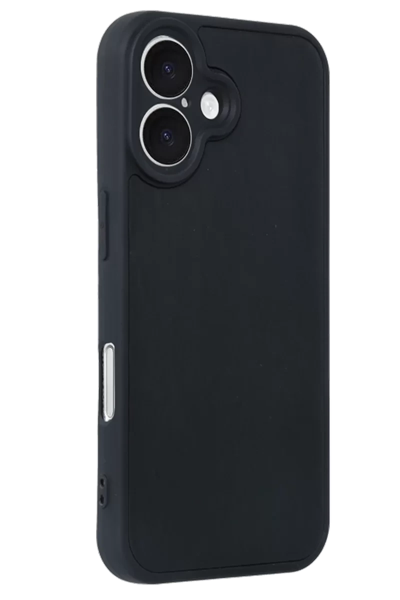 Apple iPhone 16 Kılıf Aras Deri Kapak - Siyah