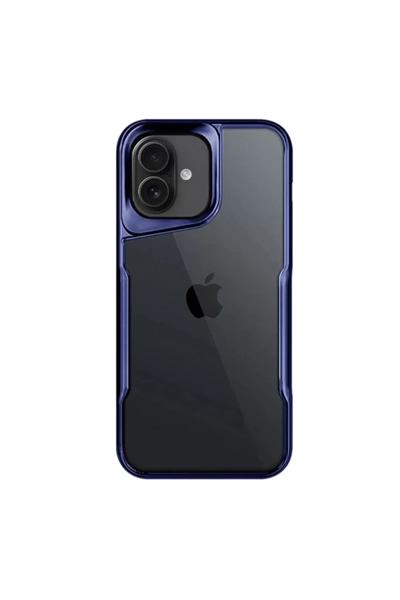 Apple iPhone 16 Kılıf Boyi Silikon Kapak - Lacivert