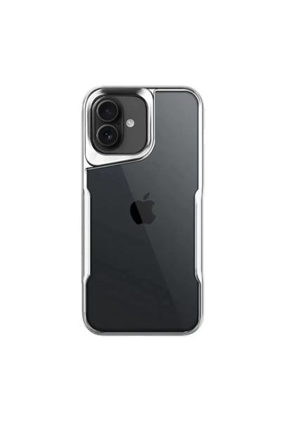 Apple iPhone 16 Kılıf Boyi Silikon Kapak - Gümüş
