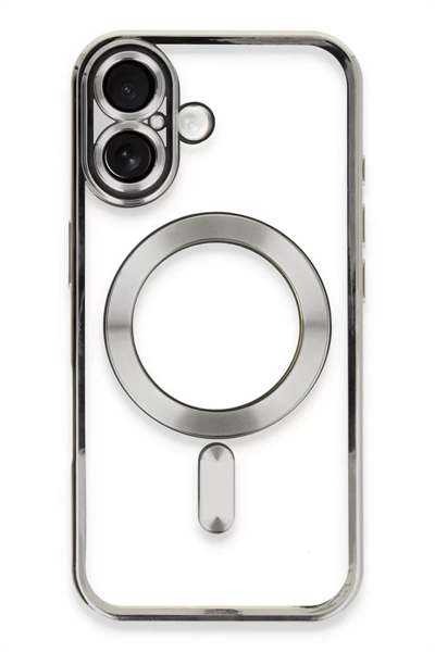 Apple iPhone 16 Kılıf Kross Magneticsafe Kapak - Gümüş
