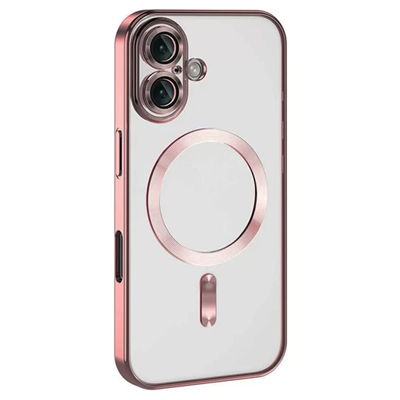 Apple iPhone 16 Kılıf Kross Magneticsafe Kapak - Pembe