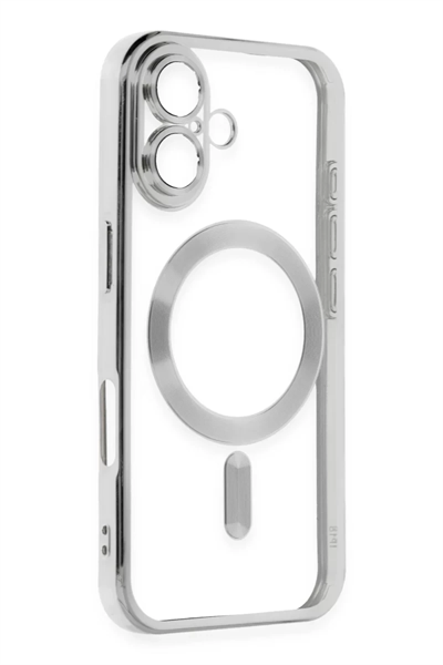 Apple iPhone 16 Kılıf Kross Magneticsafe Kapak - Gümüş