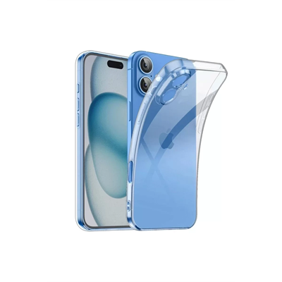 Apple iPhone 16 Kılıf Lüx Şeffaf Silikon