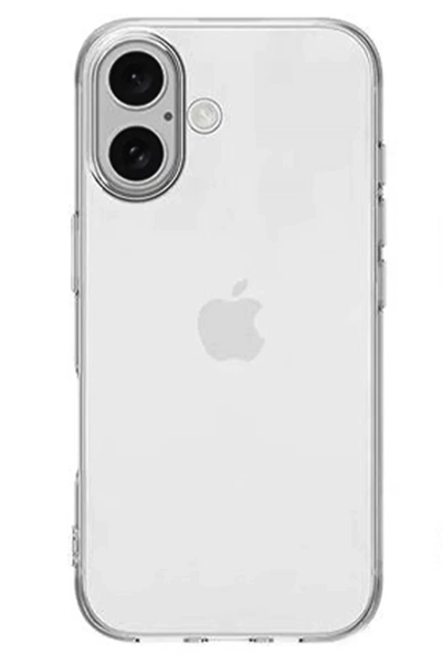 Apple iPhone 16 Kılıf Lüx Şeffaf Silikon