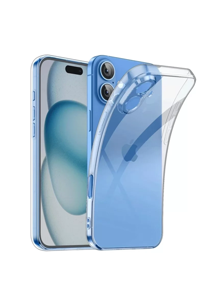Apple iPhone 16 Kılıf Lüx Şeffaf Silikon