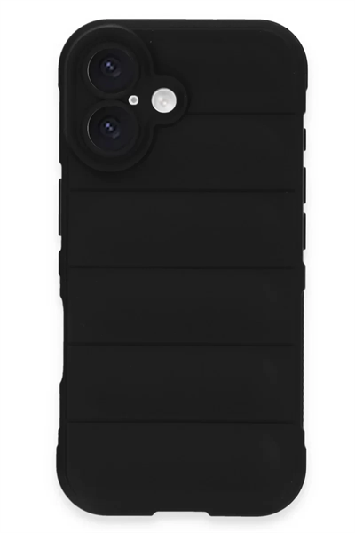 Apple iPhone 16 Kılıf Optimum Silikon - Siyah